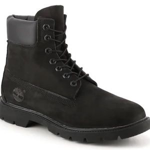 Timberland Black Premium Waterproof Leather Boots - US 12